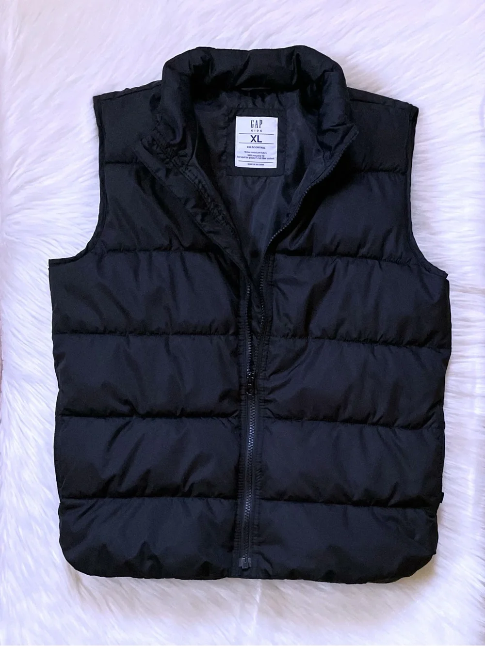 Gap Kids Boys’ Puffer Vest In Black
